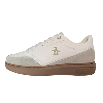 Calzado casual beige con suela cafe