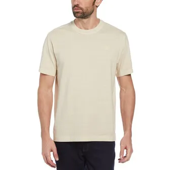 Camiseta moda oversize manga corta café