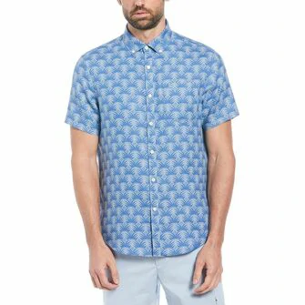 Camisa moda oxford ecovero™ manga corta