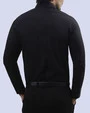 Camisa lisa branson slim fit en color negro