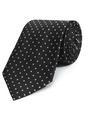 Corbata corcel con diseño negra