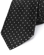 Corbata corcel con diseño negra