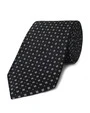 Corbata corcel con diseño negra