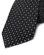 Corbata corcel con diseño negra
