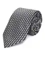 Corbata corcel con diseño negro