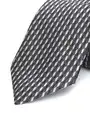Corbata corcel con diseño negro