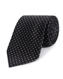 Corbata corcel con diseño negra