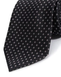 Corbata corcel con diseño negra