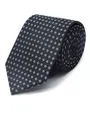 Corbata corcel con diseño negra