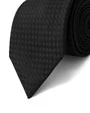 Corbata corcel con diseño negra