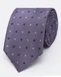 Corbata corcel con diseño morada