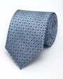 Corbata corcel celeste con diseño