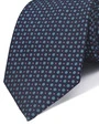 Corbata corcel con diseño azul