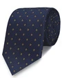 Corbata corcel con diseño azul