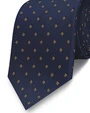Corbata corcel con diseño azul