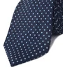 Corbata corcel con diseño azul