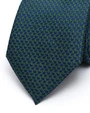 Corbata corcel con diseño verde