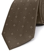 Corbata corcel con diseño café