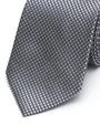 Corbata corcel con diseño gris