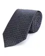 Corbata corcel con diseño gris