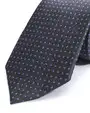 Corbata corcel con diseño gris