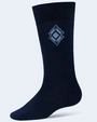 Calcetines azul con diseño