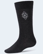 Calcetines gris con diseño