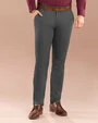 Pantalón casual slim fit active flex gris