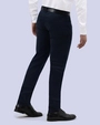 Pantalón casual slim fit azul navy tencel manhattan