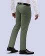 Pantalón casual slim fit verde tencel manhattan
