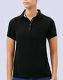 Blusa sport slim fit manga corta black