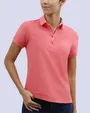 Blusa sport slim fit manga corta rosada