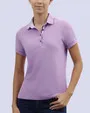 Blusa sport slim fit manga corta morado