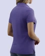 Blusa sport slim fit manga corta morado