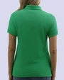Blusa sport slim fit manga corta verde