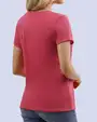 Blusa sport slim fit manga corta rosada