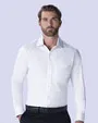 Camisa de vestir clásica blanca manga larga regular fit