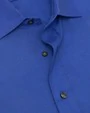 Camisa de vestir clásica azul claro manga larga slim fit