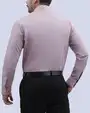 Camisa slim fit manga larga clásica morado lila