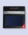 Boxer microfiber stretch azul marino