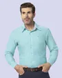 Camisa casual oxford aqua manga larga slim fit