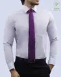 Total comfort camisa de vestir diseño morada