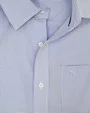 Camisa de vestir slim fit mini cuadros  verde bambú stretch