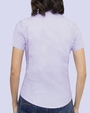 Blusa casual manga corta performance lila
