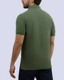 Camisa sport lisa slim fit manga corta cooling tech verde