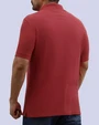 Camisa sport lisa slim fit manga corta cooling tech rojo