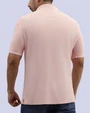 Camisa sport lisa slim fit manga corta cooling tech rosada