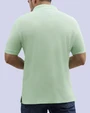Camisa sport lisa slim fit manga corta cooling tech verde