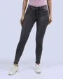 Jeans levanta pompa skinny tiro alto 451 gris