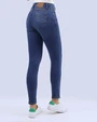 Jeans levanta pompa skinny tiro alto 451 azul indigo